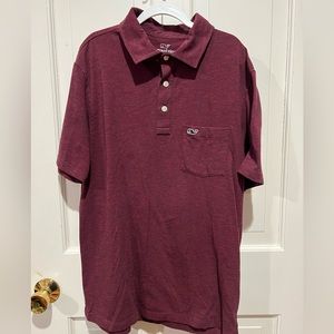 Vineyard Vines Men’s Maroon polo